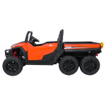 Elektrické autíčko Farmer Truck X-POWER - dvojmiestne, oranžové
